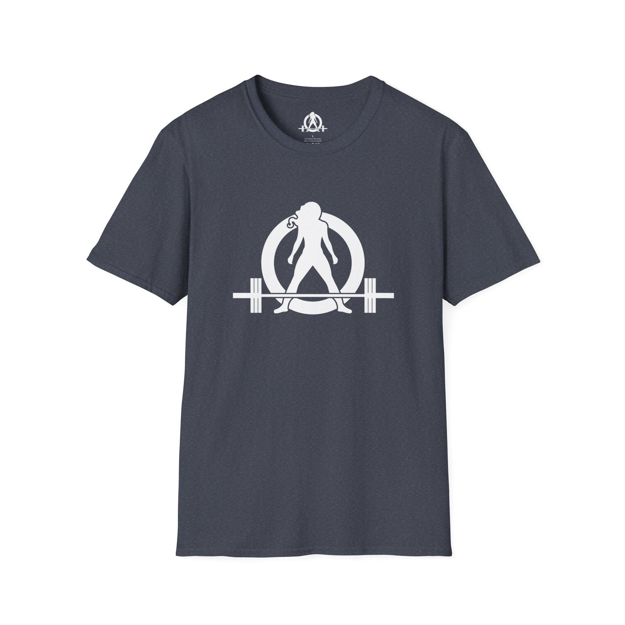 Iron Sharpens Iron - Unisex Softstyle T-Shirt - White Logo Front & Back