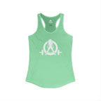 Everything Hurts & I'm Hungry - Women's Ideal Racerback Tank - White Print Front & Back