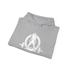 The Bar Is Loaded - Unisex Heavy Blend Hooded Sweatshirt - White Logo