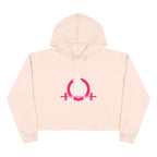 Empowered Crop Hoodie – For Strong Women Who Lift - Classic Logo