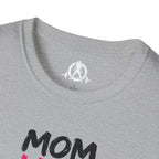 Mom Lifts Heavy – Unisex Softstyle Tee – Black Print