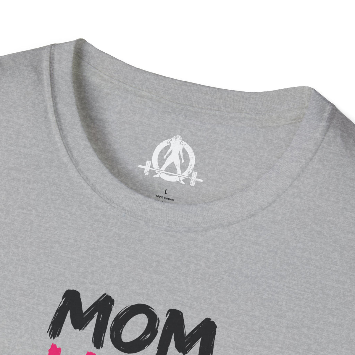 Mom Lifts Heavy – Unisex Softstyle Tee – Black Print