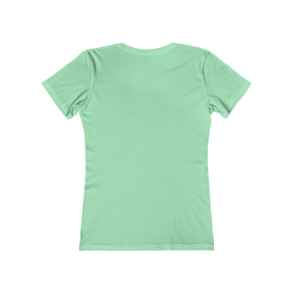Barbell Club - Women's The Boyfriend Tee - White Logo