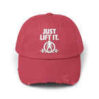 Just Lift It - Unisex Distressed Cap