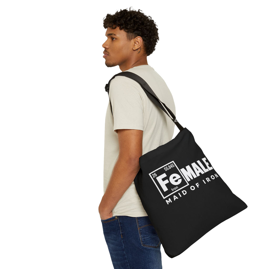 Maid of Iron - Adjustable Gym Tote Bag