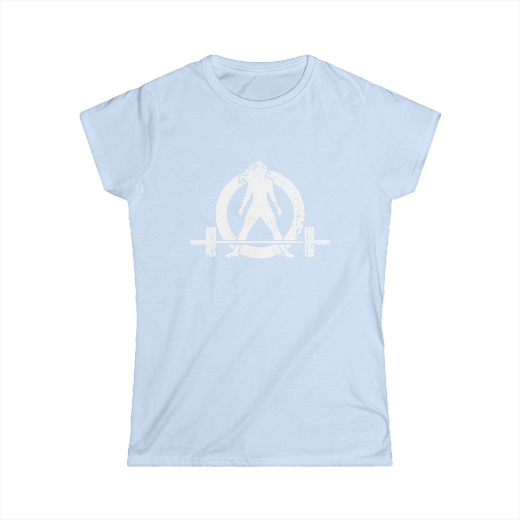Strong Is Beautiful - Distressed White Logo - Women's Softstyle Tee (BEST SELLER)
