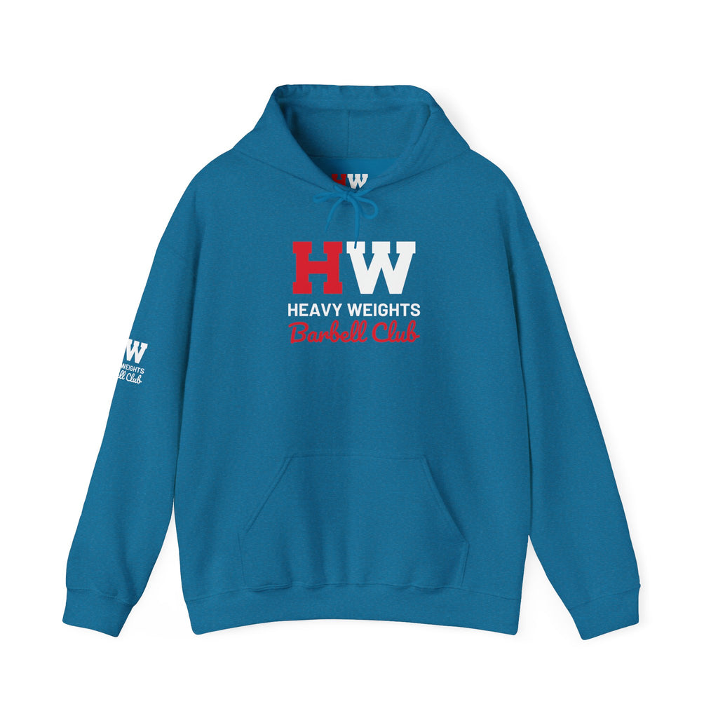 Heavy Weights Barbell Club – Unisex Heavy Blend™ Hooded Sweatshirt 🏋️‍♂️🔥