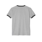 I Could Hip Thrust You - Unisex Cotton Ringer T-Shirt - Black Logo Front Plain Back