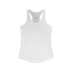 I Could Deadlift You - Women's Ideal Racerback Tank - White Logo - Plain Back
