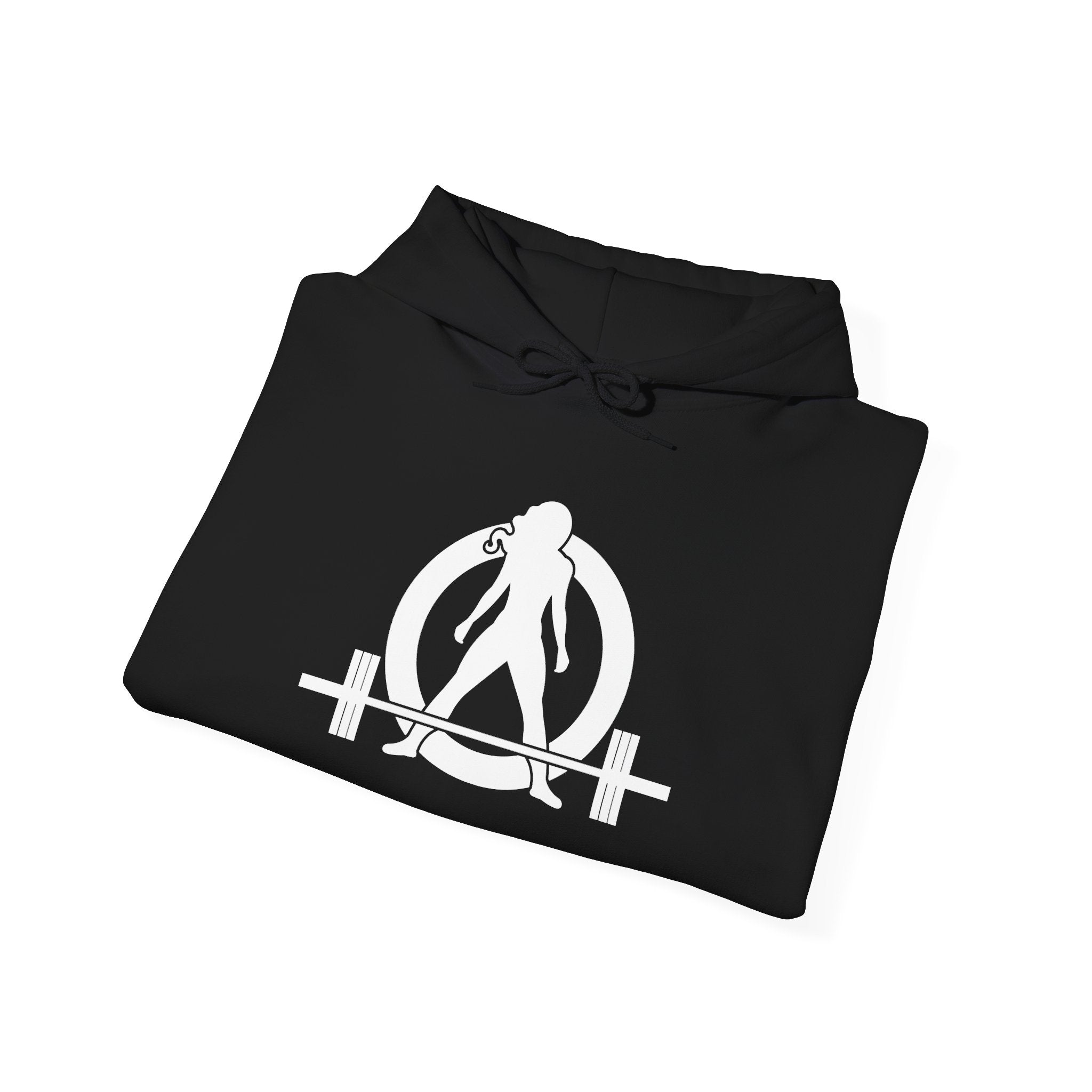 Grandma Lifts - Unisex Heavy Blend™ Hooded Sweatshirt - White Logo Front & Back