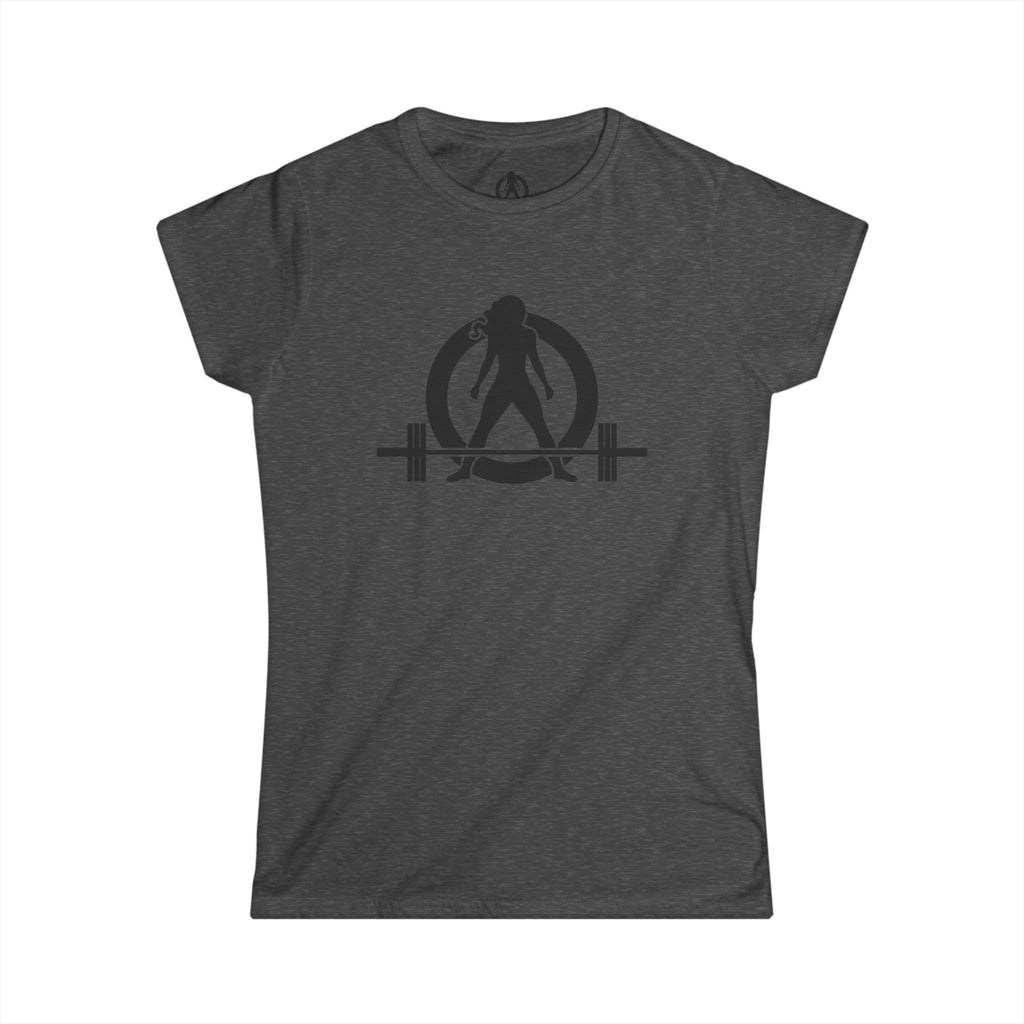 45 + 45 = 135 V1 - Women's Softstyle Tee - Black Logo on Front & Back