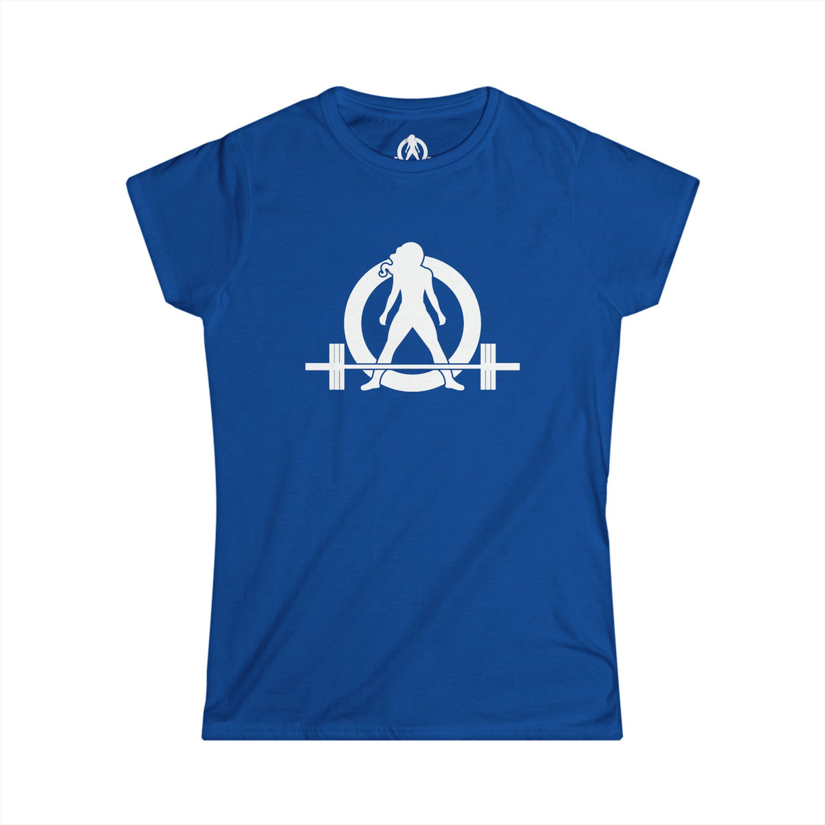 Grandma Lifts - Women's Softstyle Tee - White Logo Front & Back
