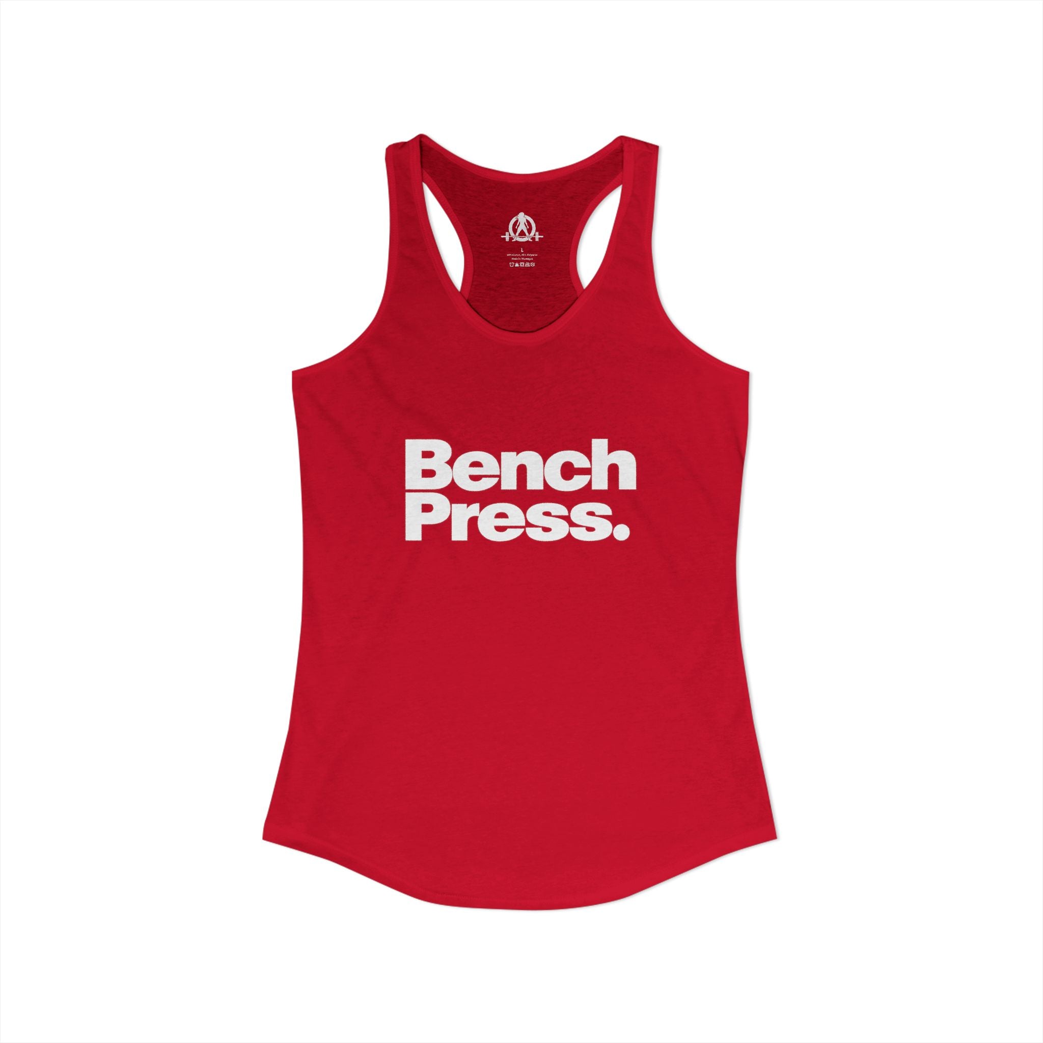 Bench Press. - Women's Ideal Racerback Tank