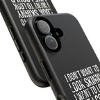 Tough Cases - I Don't Want To Look Skinny I Want To Look Like I Can Kick Your Ass