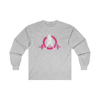 Distressed - Ultra Cotton Long Sleeve Tee - Color Logo