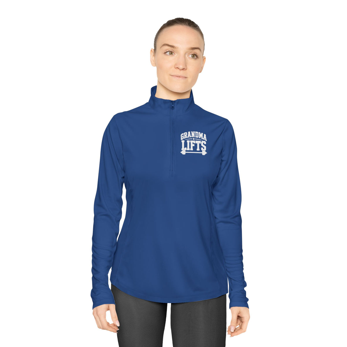 Grandma Lifts - Ladies Quarter-Zip Athletic Pullover