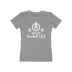 Barbell Club - Women's The Boyfriend Tee - White Logo