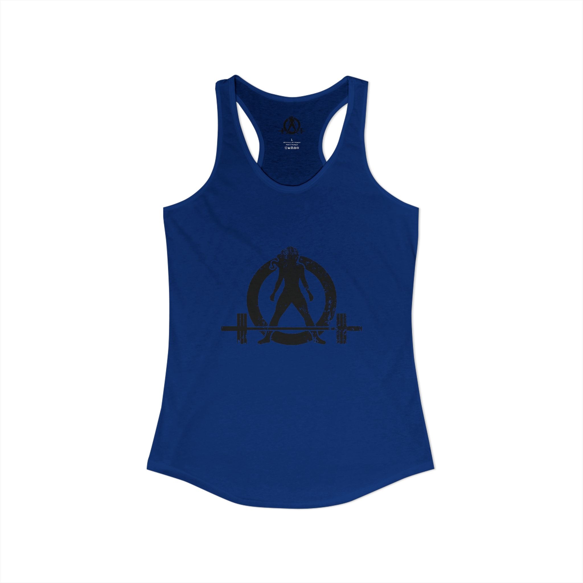 WWLW Distressed Black Logo - Racer Back Tank Top (Best Seller)