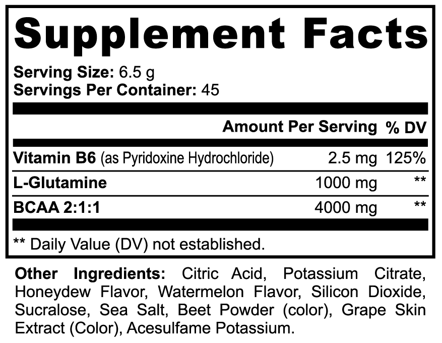 BCAA's - Honeydew/Watermelon