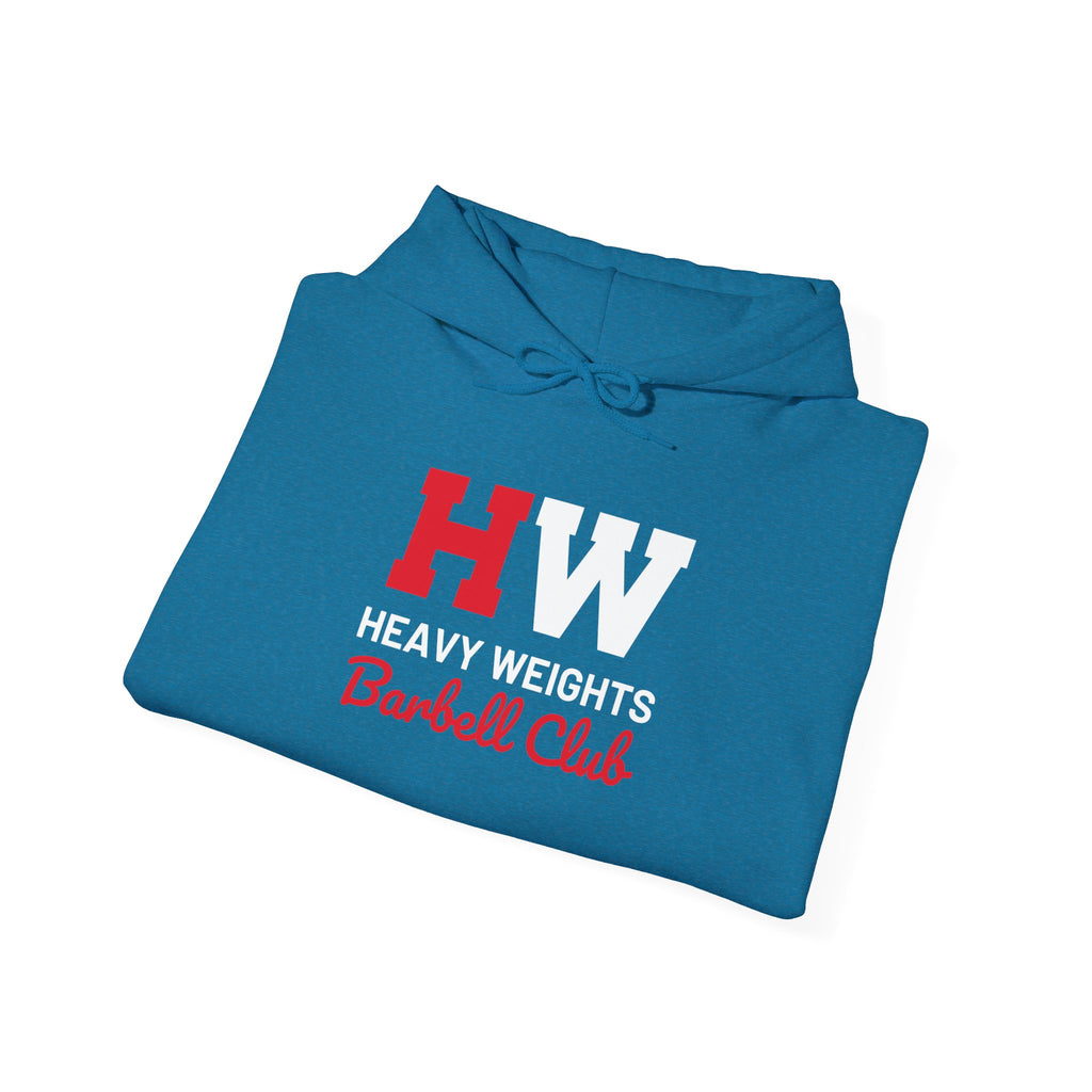 Heavy Weights Barbell Club – Unisex Heavy Blend™ Hooded Sweatshirt 🏋️‍♂️🔥