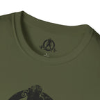 Unisex Softstyle T-Shirt - Black Distressed Logo - Plain Back (BEST SELLER)