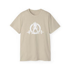 Strong Not Skinny – Unisex Ultra Cotton Tee (White Distressed Logo)