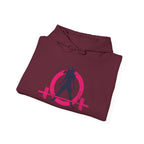 Distressed Logo - Unisex Heavy Blend Hooded Sweatshirt - Inverted Logo  (BEST SELLER)