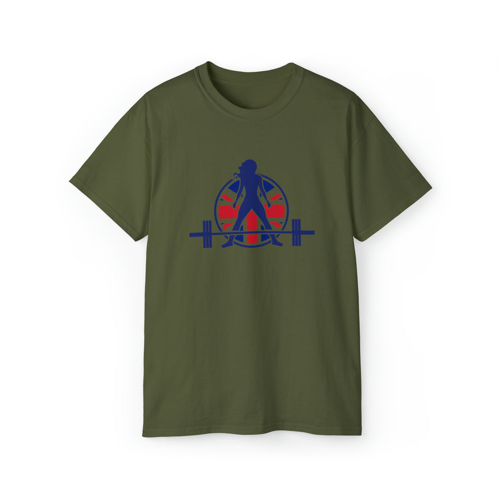 Unisex Ultra Cotton Tee - UK Logo Light - Plain Back
