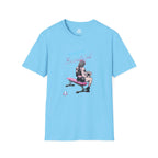 Strong Is Beautiful - Comic - Unisex Softstyle T-Shirt - White Print on Front Plain Back