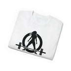 Classic Logo Black - Unisex Ultra Cotton Tee - Plain Back
