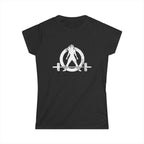 Strong Is Beautiful - Distressed White Logo - Women's Softstyle Tee (BEST SELLER)