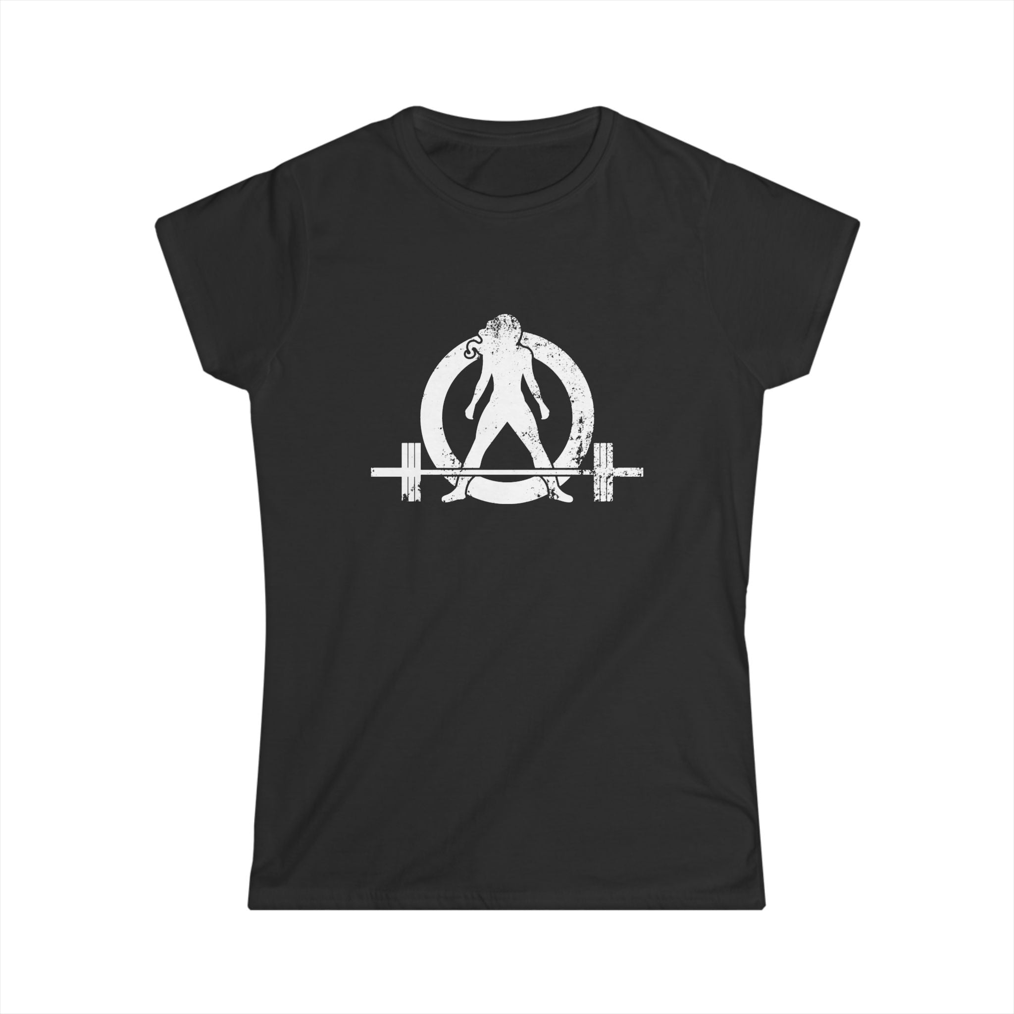 Strong Is Beautiful - Distressed White Logo - Women's Softstyle Tee (BEST SELLER)