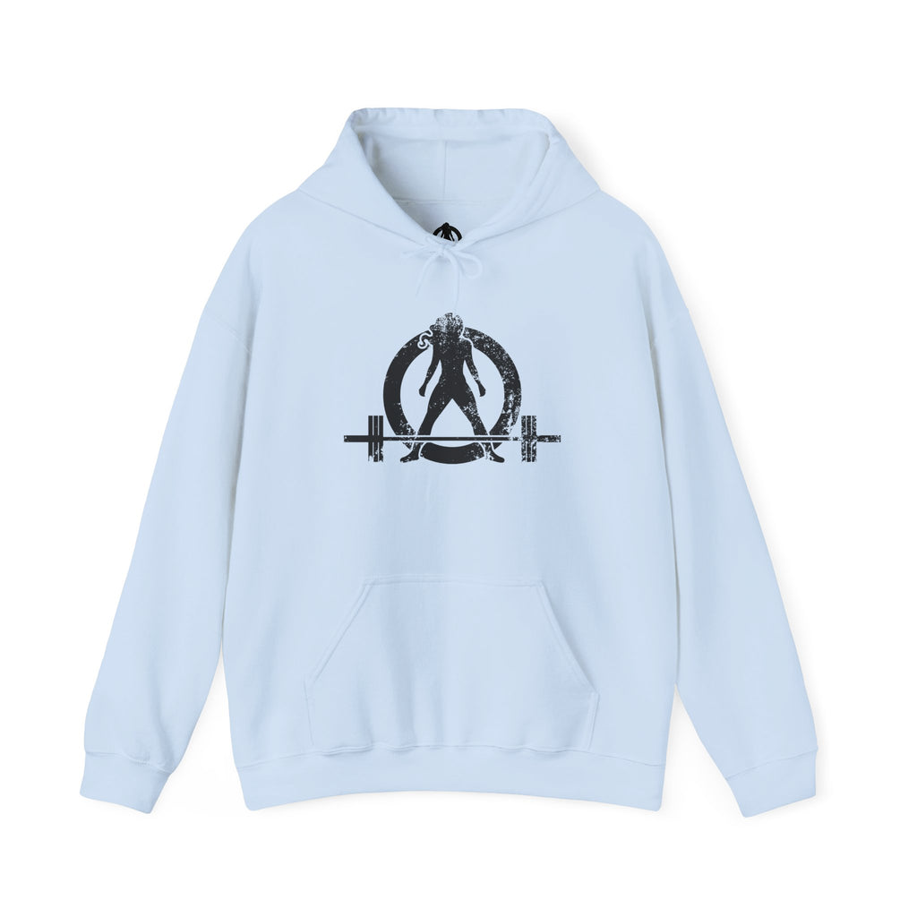 Strong Is Beautiful - Distressed Black Logo - Unisex Heavy Blend Hooded Sweatshirt