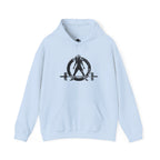 Strong Is Beautiful - Distressed Black Logo - Unisex Heavy Blend Hooded Sweatshirt