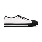 Women's Low Top Sneakers - Classic Color Distressed Logo