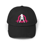Unisex Distressed Cap - Classic Color Logo