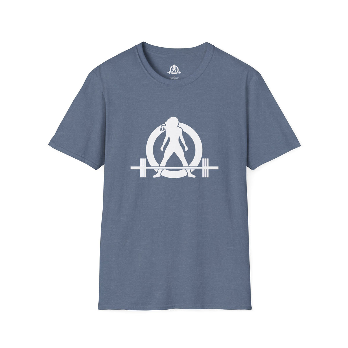 STRONG NOT SKINNY - Unisex Soft-style Tee - White Front & Back Logo