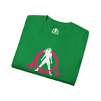Distressed - Unisex Ultra Cotton Tee - Inverted Color Logo - Plain Back (BEST SELLER)