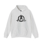 Strong Is Beautiful - Distressed Black Logo - Unisex Heavy Blend Hooded Sweatshirt