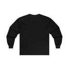 Strong Is Beautiful Comic - Unisex Ultra Cotton Long Sleeve Tee - White Front Logo Plain Back