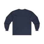 Strong Is Beautiful Comic - Unisex Ultra Cotton Long Sleeve Tee - White Front Logo Plain Back
