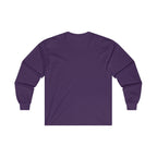 Strong Is Beautiful Comic - Unisex Ultra Cotton Long Sleeve Tee - White Front Logo Plain Back