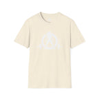 Grandma Lifts -  Unisex Softstyle T-Shirt — White Logo Front & Back