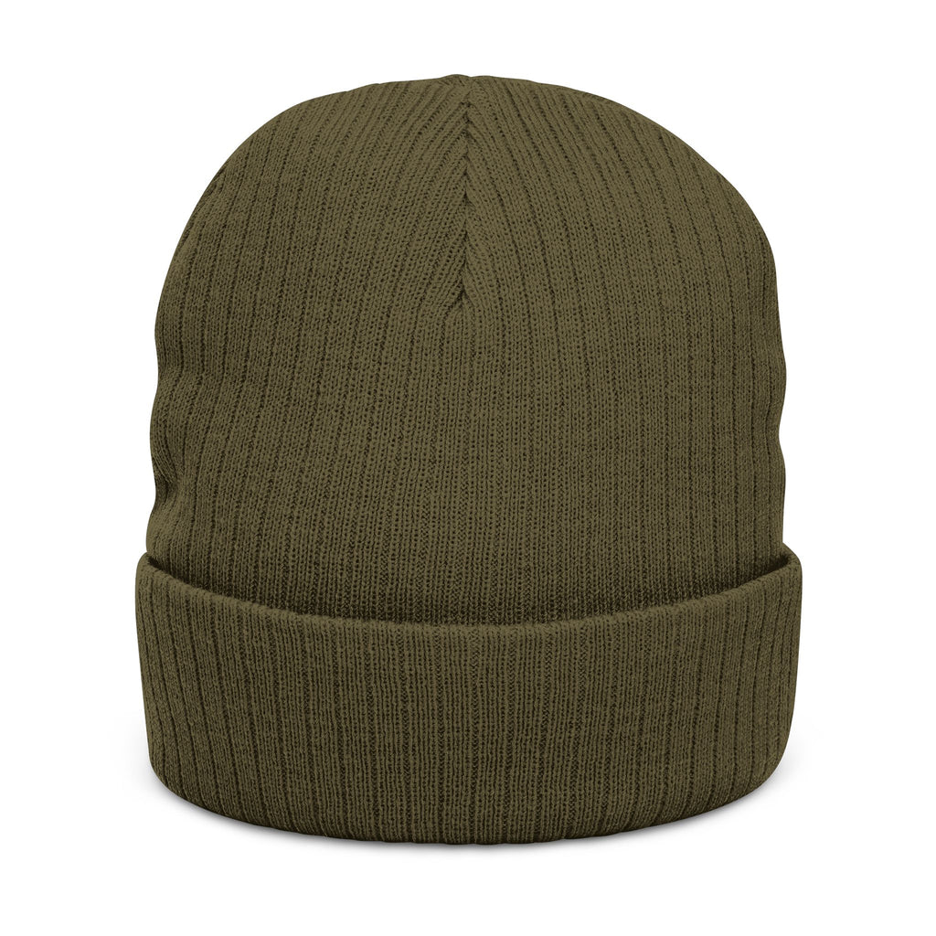 Grandma Lifts Embroidered Ribbed Knit Beanie