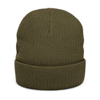 Grandma Lifts Embroidered Ribbed Knit Beanie