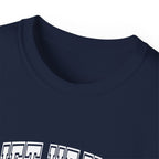Lift Heavy Shit - Unisex Ultra Cotton Tee - Front White Logo - Plain Back