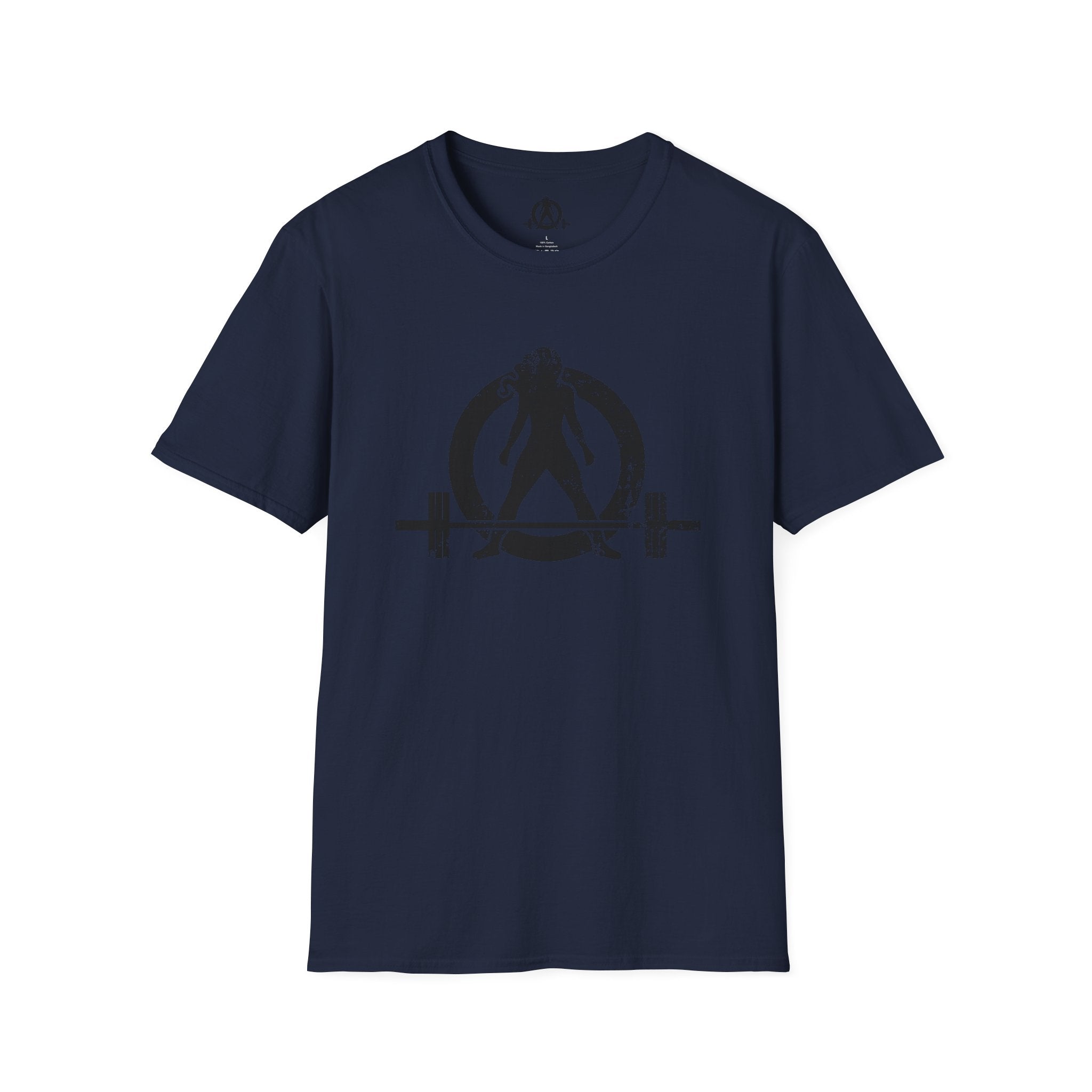 STRONG NOT SKINNY - Unisex Soft-style Tee - Distressed Front & Back Logo