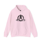 Strong Is Beautiful - Distressed Black Logo - Unisex Heavy Blend Hooded Sweatshirt