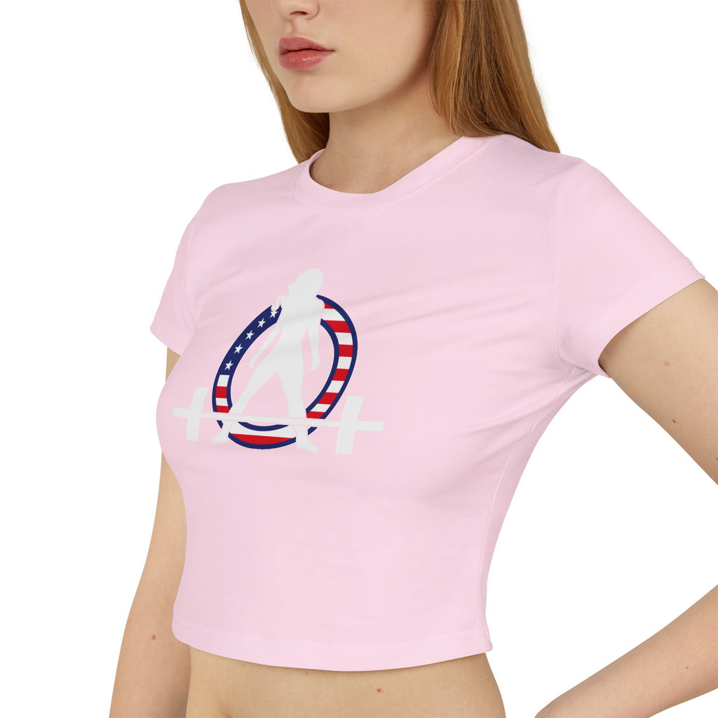 Women's Baby Tee - USA Collection - Dark Logo