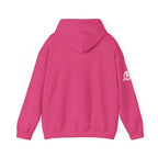 Lift Heavy Pet Cats - Unisex Heavy Blend Hooded Sweatshirt - White Logo